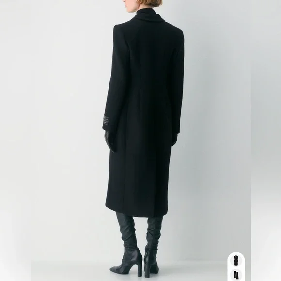 Aritzia metropolitan coat luxe wool cashmere NWT - Picture 6 of 11